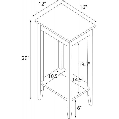  [아마존 핫딜] [아마존핫딜]DHP Rosewood Tall End Table