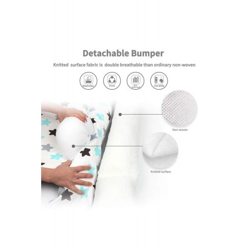  [아마존베스트]DHZJM Baby Lounger and Baby Nest Sharing Co Sleeping Baby Bassinet - 100% Soft Cotton Cosleeping Baby...