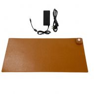DHmart Winter Warmer Office Table Computer Mouse Pad PU Waterproof Desk Keyboard Mat Game Electric Heating Pads US Plug