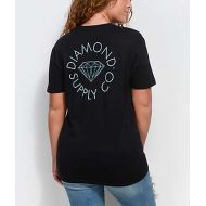 DIAMOND SUPPLY Diamond Supply Co. Circle Logo Black T-Shirt