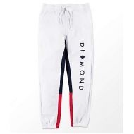 DIAMOND SUPPLY Diamond Supply Co. Fordham White, Red & Navy Sweatpants