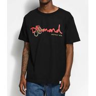 DIAMOND SUPPLY Diamond Supply Co. Rose Snake OG Script Black T-Shirt
