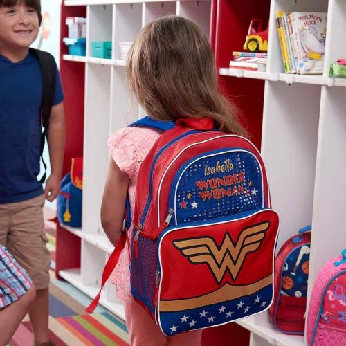  DIBSIES Personalization Station Personalized Superhero Backpacks (Wonder Woman)