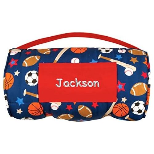  [아마존베스트]DIBSIES Personalization Station Personalized Toddler & Preschool Nap Mats Sports