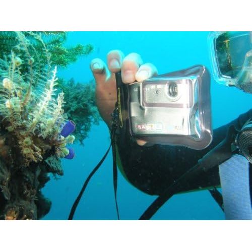 후지필름 DiCAPac Marine Camera Case - Neck Strap - Polycarbonate - Clear