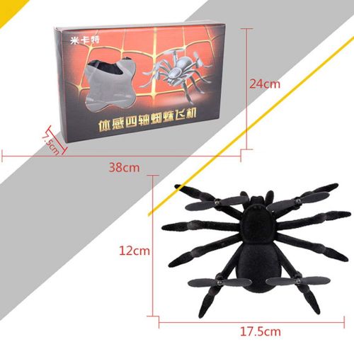  DICPOLIA 6CH Remote Control Somatosensory Spider Quadcopter Simulated Spider Body Drone,Rc Airplane,RC Helicopter,Drones Parts,Remote Control,Rc Plane,Outdoor Racing Controllers Helicopter