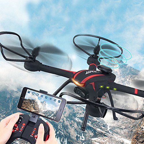  DICPOLIA Original JJRC H11WH 2.4G 4CH 2.0MP 720P FPV HD Camera WiFi FPV RC Quadcopter RTF C5O0,Airplane Remote Control Toys Racing Controllers Helicopters Drone With LED Light For Beginner