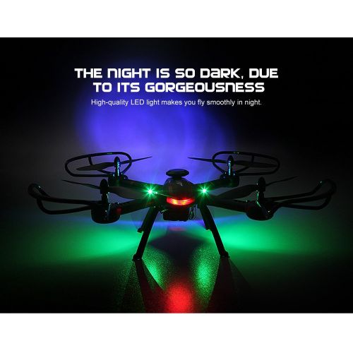  DICPOLIA Original JJRC H11WH 2.4G 4CH 2.0MP 720P FPV HD Camera WiFi FPV RC Quadcopter RTF C5O0,Airplane Remote Control Toys Racing Controllers Helicopters Drone With LED Light For Beginner