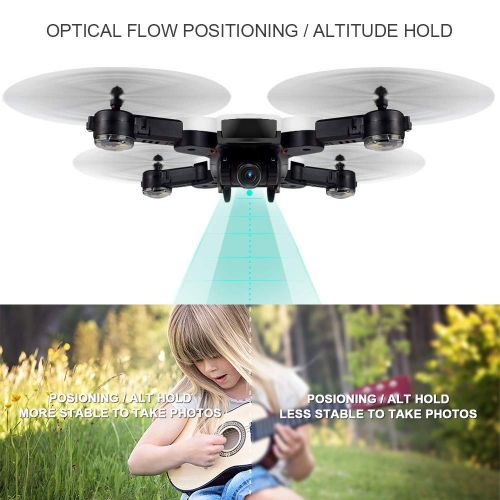  DICPOLIA Flytec T17 720P Double Cameras Foldable RC Quadcopter Headless Mode ,Outdoor Racing Controllers Helicopter Sky Rover,Rc Airplane,RC Helicopter,Drones Parts,Remote Control,