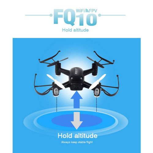  DICPOLIA Rc Airplane,RC Helicopter,Drones,Remote Control,FQ777 FQ10 WiFi Drone with 720P Camera RTF 6-axis Gyro 2.4GHz RC Quadcopter ,Outdoor Racing Controllers RC Flying Helicopter Toy Gif