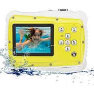[아마존베스트]DIDseth Childrens Digital Camera 12MP Waterproof Camera with LCD Screen TFT 2 Inch Video Toy Camcorder Digital Zoom 8X