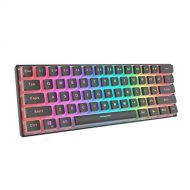 Dierya Black PBT Double Shot Pudding Keycaps, 108 Keys Mechanical Keycaps Set - OEM Profile - Compatible with 60% TKL Full-Size Stand US Layout Mechanical Gaming Keyboard (Keycaps