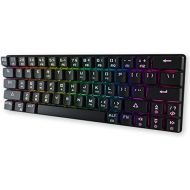 DIERYA DK63 60% Keyboard with Dedicated Arrow Keys, Wireless Wired Mechanical Gaming Computer Keyboard True RGB LED Backlit Bluetooth 5.1 Programmable, Full Anti-Ghosting, 1900mAh