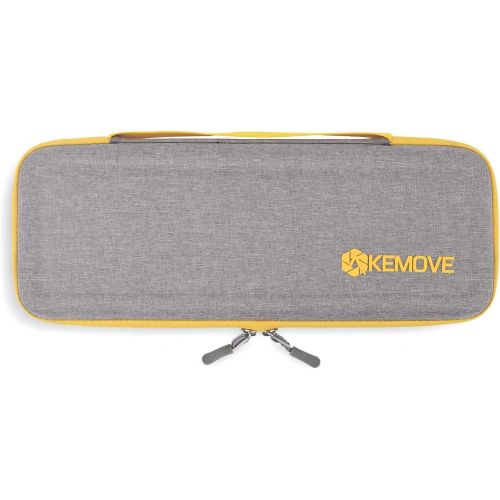  [아마존베스트]KEMOVE X DIERYA Keyboard Travel Case, Hard EVA Sleeve Carrying Cover Bag for 65% 60% Wireless Bluetooth Mechanical Gaming Keyboard (14.2 X 5.7 X 2)