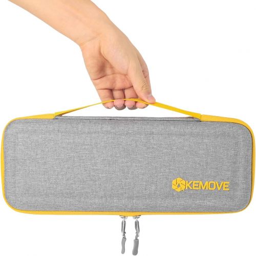  [아마존베스트]KEMOVE X DIERYA Keyboard Travel Case, Hard EVA Sleeve Carrying Cover Bag for 65% 60% Wireless Bluetooth Mechanical Gaming Keyboard (14.2 X 5.7 X 2)