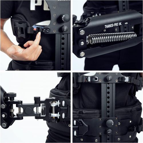  DIFESURO DF DIGITALFOTO Thanos Pro X Support Vest Rotating Steadicam System Trinity Glide Gear for Crane 3S RS 2/RSC 2 Gimbal Etc,Loading 5-15KG