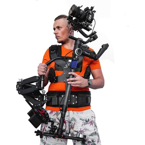  DIFESURO DF DIGITALFOTO Thanos Pro II Support Vest Rotating Steadicam System Trinity Glide Gear for Crane 3S RS 2/RSC 2 Gimbal Etc,Loading 5-12KG