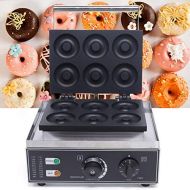 [아마존베스트]DIFU Donutmaker 220 V 1550 W 6 Holes Double-Sided Donut Maker with Non-Stick Coating