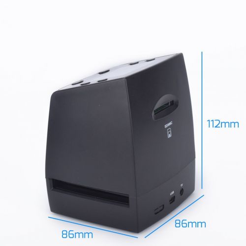  DigitNow! High resolution film scanner convert 35135mmNegative&Slide to Digital JPEGs and saved to SD card, Using Built-In Software Interpolation with 1800DPI High Resolution-510