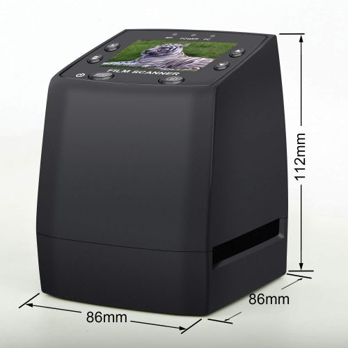  DIGITNOW! 135 Film Negative Scanner High Resolution Slide Viewer,Convert 35mm Film &Slide to Digital JPEG Save into SD Card , with Slide Mounts Feeder No Computer/Software Required