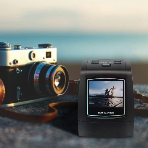  [아마존베스트]DIGITNOW 22MP All-in-1 Film & Slide Scanner, Converts 35mm 135 110 126 and Super 8 Films/Slides/Negatives to Digital JPG Photos, Built-in 128MB Memory, 2.4 LCD Screen