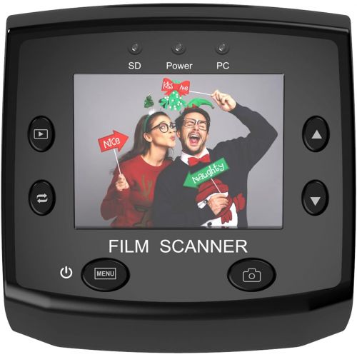  [아마존베스트]DIGITNOW! 135 Film Negative Scanner High Resolution Slide Viewer,Convert 35mm Film &Slide to Digital JPEG Save into SD Card, with Slide Mounts Feeder No Computer/Software Required