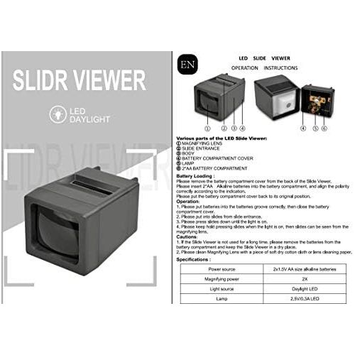  [아마존베스트]DIGITNOW! Illuminated 35 mm diameter viewer