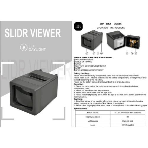  [아마존베스트]DIGITNOW! Illuminated 35 mm diameter viewer