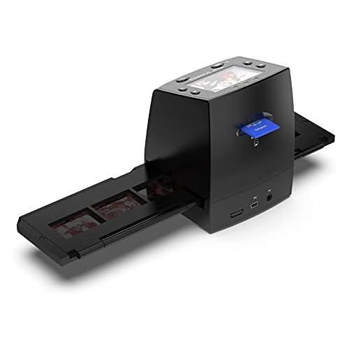  [아마존베스트]DIGITNOW! Slide scanner converts 35 mm / 135 negative and slide to digital JPEG, film scanner with high resolution of 1800 DPI, no computer required.