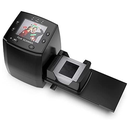  [아마존베스트]DIGITNOW! Slide scanner converts 35 mm / 135 negative and slide to digital JPEG, film scanner with high resolution of 1800 DPI, no computer required.