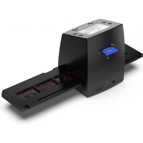  [아마존베스트]DIGITNOW! Slide scanner converts 35 mm / 135 negative and slide to digital JPEG, film scanner with high resolution of 1800 DPI, no computer required.