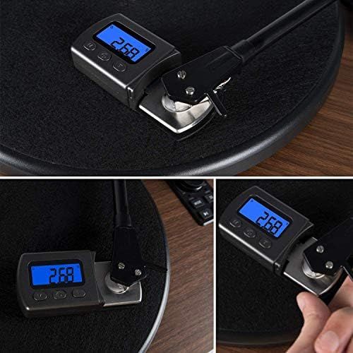  [아마존베스트]DIGITNOW! High Precision Digital Mini Turntable Stylus Force Scale Gauge 0.01g/5.00g Blue LCD Backlight for Tonarm Pickups