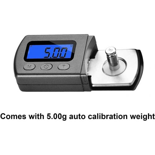  [아마존베스트]DIGITNOW! High Precision Digital Mini Turntable Stylus Force Scale Gauge 0.01g/5.00g Blue LCD Backlight for Tonarm Pickups