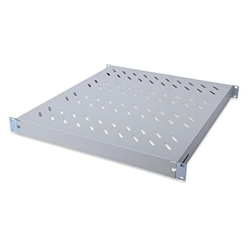  [아마존베스트]DIGITUS Professional DN-97644 Shelf with Variable Depth for Fixed Installation in 19 Inch Cabinets Load Capacity 50 kg from 600 mm Cabinet Depth 1HE Grey