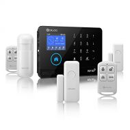 DIGOO Digoo DG-HOSA 433MHz Wireless 3G&GSM&WIFI Home and Business Security Alarm System, DIY Smart Alarm Systems Kits Infrared Motion Sensor Door Magnetism Alert with APP Control, Update