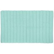 DII Cotton Ultra Absorbent Soft Luxury Spa Ribbed Bath Mat or Rug Place in Front of Shower, Vanity, Bath Tub, Sink, and Toilet 21x34 Mint