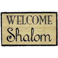DII Indoor/Outdoor Natural Coir Holiday Season Doormat, 18x30, Shalom