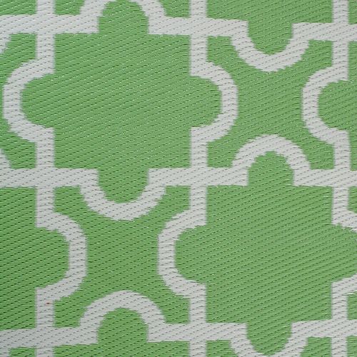  DII Moroccan Indoor/Outdoor Lightweight, Reversible, & Fade Resistant Area Rug, Use For Patio, Deck, Garage, Picnic, Beach, Camping, BBQ, Or Everyday Use - 4 x 6, Gray Lattice