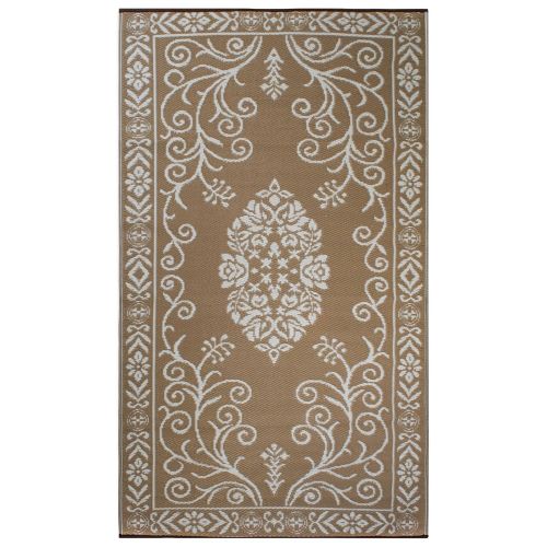  DII Moroccan Indoor/Outdoor Lightweight, Reversible, & Fade Resistant Area Rug, Use For Patio, Deck, Garage, Picnic, Beach, Camping, BBQ, Or Everyday Use - 4 x 6, Gray Lattice