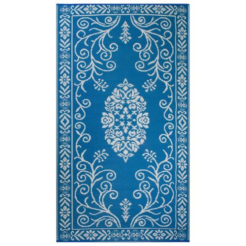  DII Moroccan Indoor/Outdoor Lightweight, Reversible, & Fade Resistant Area Rug, Use For Patio, Deck, Garage, Picnic, Beach, Camping, BBQ, Or Everyday Use - 4 x 6, Gray Lattice