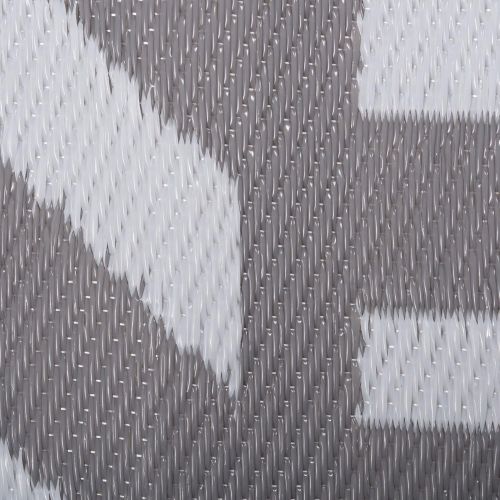  DII Moroccan Indoor/Outdoor Lightweight, Reversible, & Fade Resistant Area Rug, Use For Patio, Deck, Garage, Picnic, Beach, Camping, BBQ, Or Everyday Use - 4 x 6, Gray Lattice