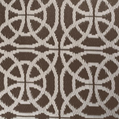  DII Moroccan Indoor/Outdoor Lightweight, Reversible, & Fade Resistant Area Rug, Use For Patio, Deck, Garage, Picnic, Beach, Camping, BBQ, Or Everyday Use - 4 x 6, Gray Lattice