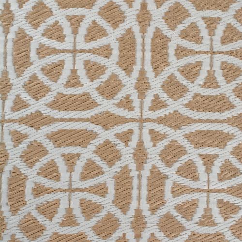  DII Moroccan Indoor/Outdoor Lightweight, Reversible, & Fade Resistant Area Rug, Use For Patio, Deck, Garage, Picnic, Beach, Camping, BBQ, Or Everyday Use - 4 x 6, Gray Lattice