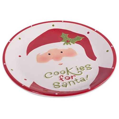  DII Winter Season Dishware Holiday Baking, 8.3x8.3, Santa