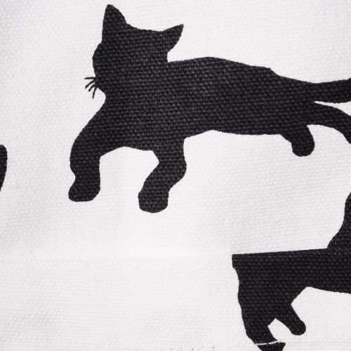 DII 100% Cotton, Everyday Basic Home Kitchen, Restaurant, Adjustable Neck and Waist Ties, Front Pockt, Pet Lover, Printed Chefs Apron-Cats Meow