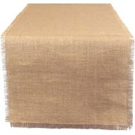 DII 100% Jute, Rustic, Vintage Table Runner, for Parties, BBQs, Everyday, Holidays Use, 15x74, 15 x 74, Solid Natural