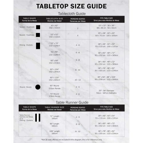  DII Buffalo Check Collection Classic Tabletop, Table Runner, 14x108, Black & White
