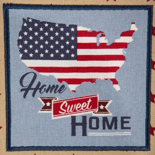  DII Kitchen Collection 100% Machine Washable Cotton for Entertaining, Cooking, Baking or Barbeques, Dishtowel Set, Happy 4th of July 3 Piece