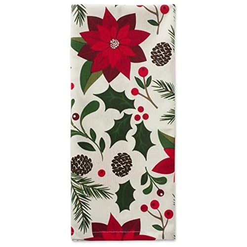  DII Woodland Christmas Kitchen Collection, Dishtowel Set, 2 Piece