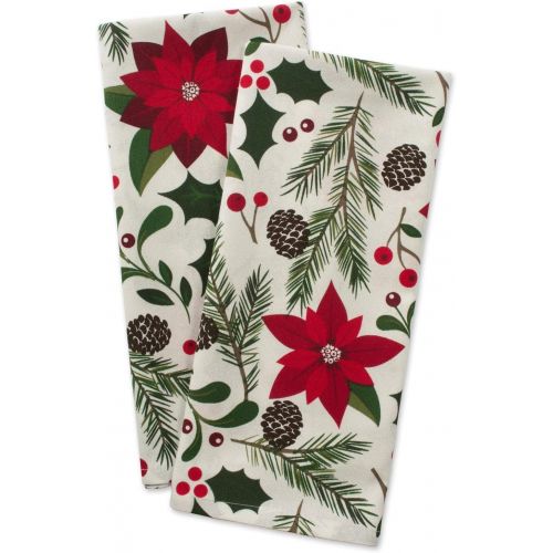  DII Woodland Christmas Kitchen Collection, Dishtowel Set, 2 Piece